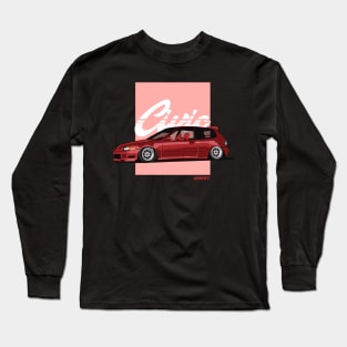 HONDA CIVIC STATIC Long Sleeve T-Shirt